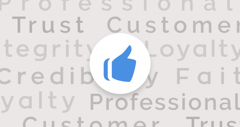 Blue thumbs up